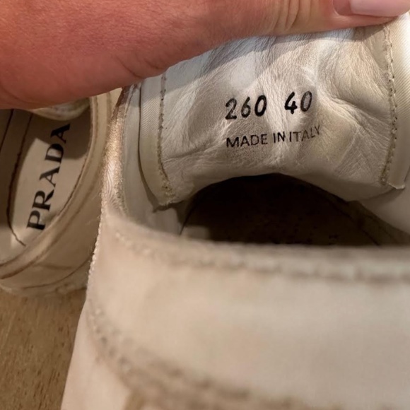 Prada - Double Wheel Re-Nylon gabardine sneakers - Picture 2 of 6